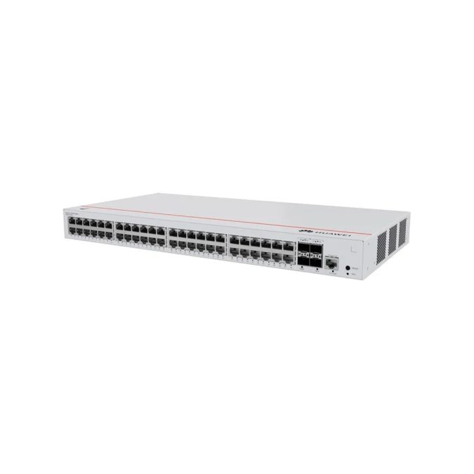 Коммутатор, Huawei, S220-48T4S, Управляемый L2, 48 портов 10/100/1000M RJ-45, 4 порта SFP, стоечный