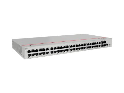 Коммутатор, Huawei, S220-48P4X, Управляемый L2, 48 портов 10/100/1000M RJ-45, 4 порта SFP+, 380W PoE+, стоечный