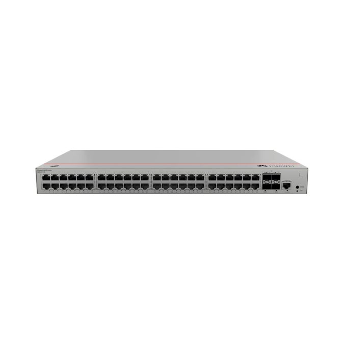 Коммутатор, Huawei, S220-48P4S, Управляемый L2, 48 портов 10/100/1000M RJ-45, 4 порта SFP, 380W PoE+, стоечный