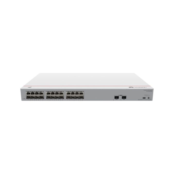 Коммутатор, Huawei, S110-24LP2SR, Неуправляемый, 24 порта 10/100/1000M RJ-45, 2 порта SFP, 124 W PoE+, стоечный
