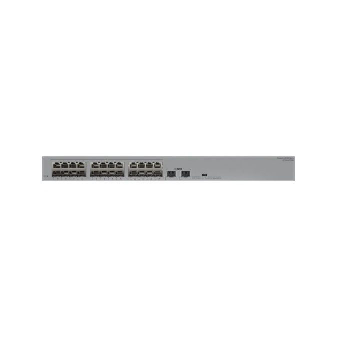 Коммутатор, Huawei, S110-24T2SR, Неуправляемый, 24 порта 10/100/1000M RJ-45, 2 порта SFP, стоечный