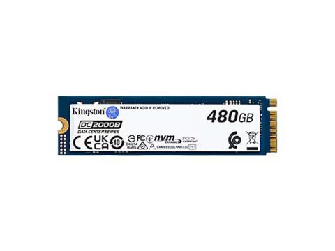 Твердотельный накопитель SSD, Kingston, DC2000B SEDC2000BM8/480G, 480GB, M.2 NVMe PCIe 4.0x4, 7000/800Мб/с