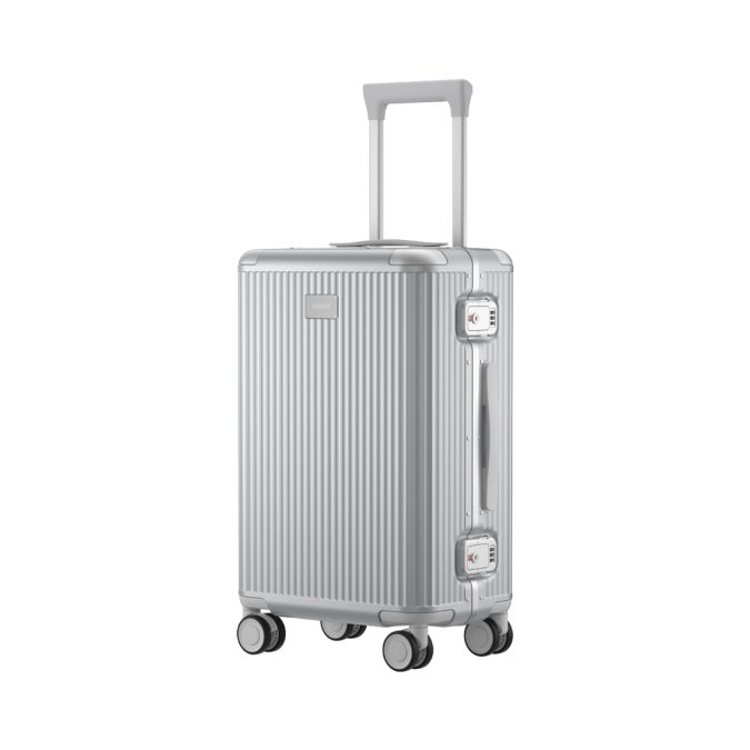 Чемодан, Xiaomi, Aluminum Frame Luggage 26", BHR9079GL, Поликарбонат, 660*445*290мм, 5,5 кг, Серебристый
