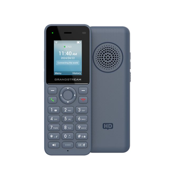 IP телефон, Grandstream, WP816, 2 SIP аккаунта, 2 линии, ЖК-дисплей 128x160 (1,77"), литий-ионный аккумулятор 1500 мАч, блок питания USB-C 5V/1A