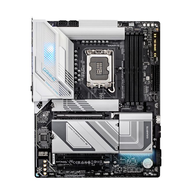 Материнская плата, Gigabyte, Z890 GAMING X WIFI7 (4719331864941), LGA1851, iZ890, 4xDDR5 9200(OC)/6400/6200/6000/5800/5600, 4xSATA3, 4xM.2 (2*PCI-E 4.0x4/x2, 1*PCI-E 5.0x4/x2, 1*PCI-E 4.0x4/x2 или SATA3), Raid, 1*DP, 1*HDMI, 1*USB4® USB Type-C®, 3xPCI-Ex16, WiFi, ATX
