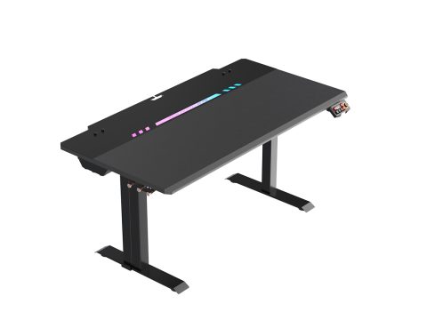 Компьютерный стол, DX Racer, GD/1400TPMDF/N, Tidal series, Размер XL - длина 140см, Материал Сталь, Регулировка высоты 66,6 - 104см, 3 коробки ( в комплекте столешница+металл основание+ножки), 140х75х2,5см, Чёрный