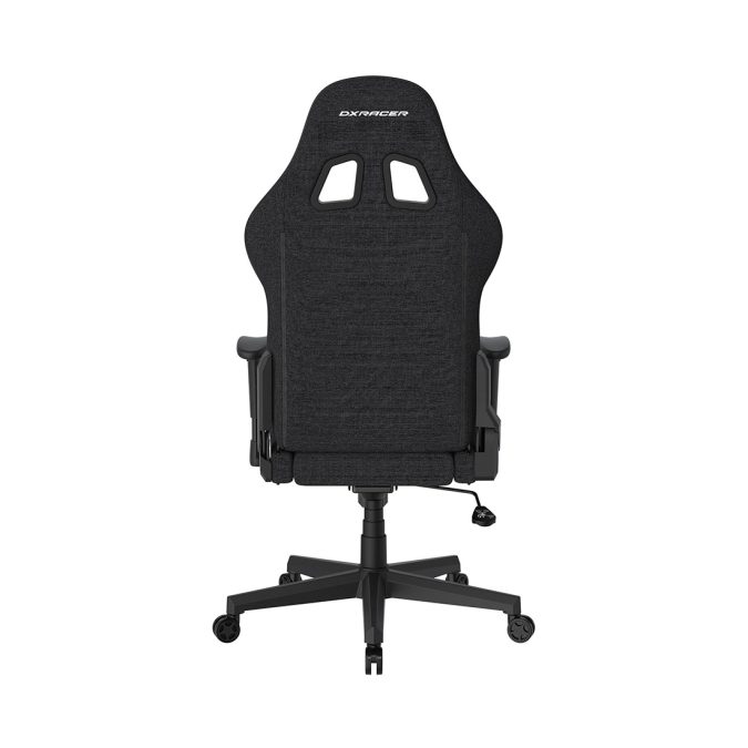 Игровое компьютерное кресло, DX Racer, GC/LPF24FBCFBB/N, Prince series, Рекомендуемый рост: до 180 см, Рекомендуемый вес: до 90 кг, Ткань, Угол наклона до 135°, 2D подлокотники, Нейлоновая основа кресла, Механизм качания: топ-ган, Черный