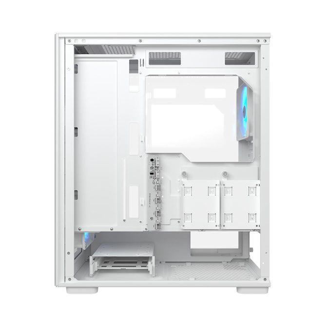 Компьютерный корпус, Cougar, MX220 RGB (White), ATX/Micro ATX/Mini ITX, USB 1*Type C/2*3.0, 4 Pole Headset Audio Jack, RGB Button, Кулер 4*12см ARGB, Высота процессорного кулера до 160 мм, Длина VGA до 340мм, 2*3.5"/2+2*2.5", Толщина 0,6мм, 485x205x393мм, Без Б/П, Белый