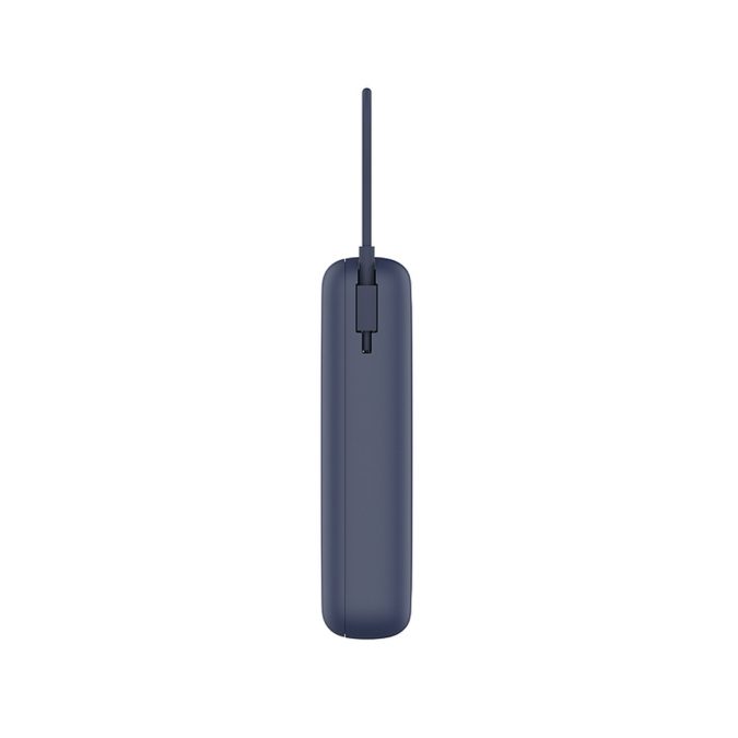 Портативный внешний аккумулятор, Xiaomi, 33W Power Bank 20000mAh (Integrated Cable) Blue GL, PB2030MI/BHR8975GL, Номинальная мощность аккумулятора 74 Втч (7,4 В 10000 мАч), Номинальная емкость 12000mAh (5V/3A), Входной порт USB-C, Выходной порт USB-C®/кабель USB-C /USB-A, Размер продукта 127 x 70,5 x 30,5 мм, Кабель страенный, Синий