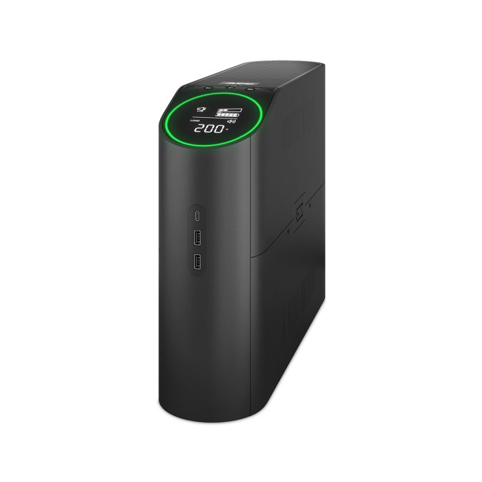 Источник бесперебойного питания, APC, Back-UPS BGM2200B-GR, Линейно-интерактивный, Мощность 2200ВА/1320Вт, Напольный, 230В, Вых: 4x Schuko+2x IEC C13, APCRBC216, Чёрный