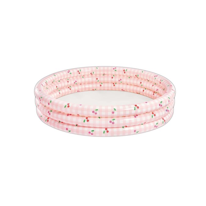 Детский надувной бассейн Cherry Breeze 147 х 33 см, INTEX, 58432NP, Винил, 330л., 2+, Розовый, Цветная коробка