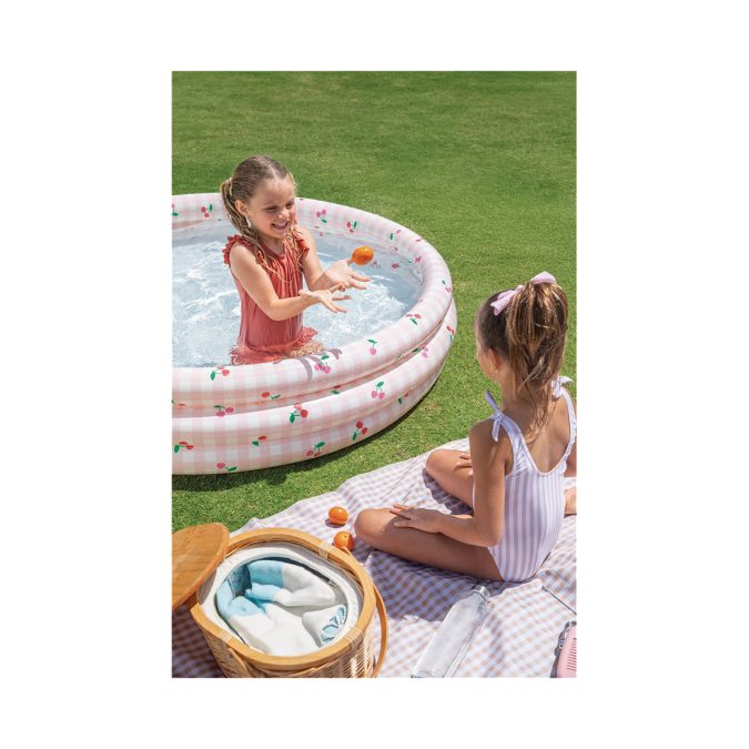 Детский надувной бассейн Cherry Breeze 147 х 33 см, INTEX, 58432NP, Винил, 330л., 2+, Розовый, Цветная коробка