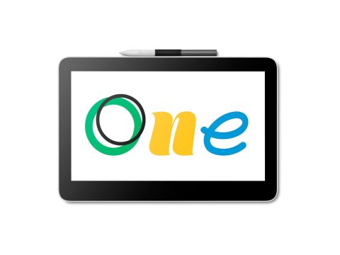 Графический планшет, Wacom, One 13 Touch pen display (DTH134W0B), Разрешение 1920 x 1080, Чувствительность к нажатию 4096, Интерфейс USB-С, Размер 310*200*8,5 мм, Чёрный