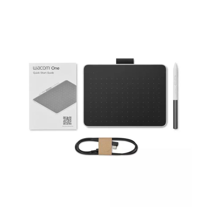 Графический планшет, Wacom, One pen tablet small - N (CTC4110WLW1B), Разрешение 2540 lpi, Чувствительность к нажатию 2048, Интерфейс USB, Размер 210*146*7,5 мм, Чёрный
