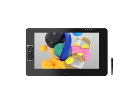 Графический планшет, Wacom, Cintiq 24 (DTK-2420), Разрешение 3840 x 2160 (4K UHD), Чувствительность к нажатию 8192, Интерфейс USB-С и HDMI, Размер 677*394*47 мм, Чёрный