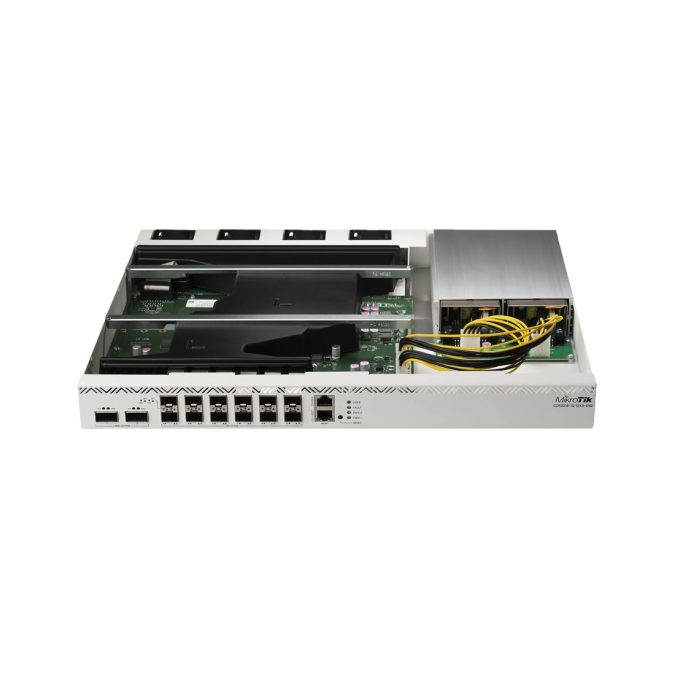 Сетевой маршрутизатор, MikroTik, CCR2216-1G-12XS-2XQ, Cloud Core Router, 1 порт 10/100/1000T Rj45, 12 портов 25G SFP28, 2 порта 100G QSFP28, RouterOS, -20°C to 60°C, стоечный