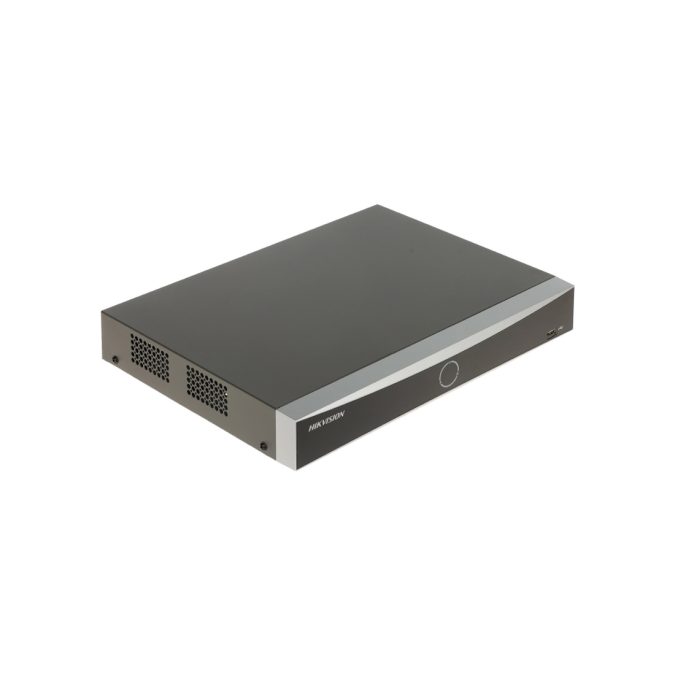 Сетевой видеорегистратор, Hikvision, DS-7616NXI-K1(B), 16 каналов, H.265+/H.265/H.264+/H.264, Разрешение записи: 4K, Full HD, D1, CIF, 160 Мбит/с, Интеллектуальная аналитика, Обнаружение движения 2.0, 1 SATA HDD 10 ТБ,