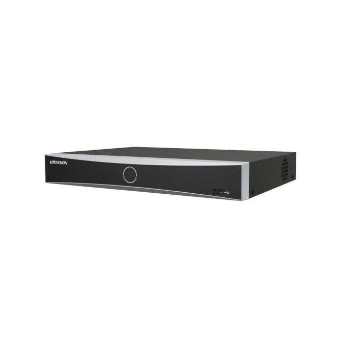 Сетевой видеорегистратор, Hikvision, DS-7616NXI-K1(B), 16 каналов, H.265+/H.265/H.264+/H.264, Разрешение записи: 4K, Full HD, D1, CIF, 160 Мбит/с, Интеллектуальная аналитика, Обнаружение движения 2.0, 1 SATA HDD 10 ТБ,