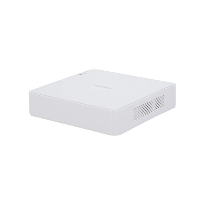 Сетевой видеорегистратор, Hikvision, DS-7104NI-Q1(D), 4 канала Mini NVR, H.265+/H.265/H.264+/H.264, Разрешение записи: Full HD, D1, CIF, 40 Мбит/с, 1 SATA HDD 6 ТБ,