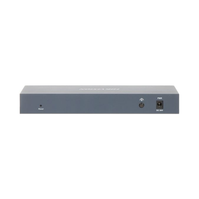 Коммутатор, Hikvision, DS-3E1310P-EI (B), Управляемый L2, 8 x 10/100 Mbps, РоЕ 802.3af/at 110W, 2 x Gigabit RJ45, Настольный, Металл