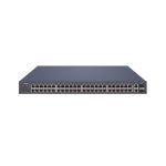 Коммутатор, Hikvision, DS-3E1552P-SI, Управляемый L2, 48 x Gigabit RJ45, РоЕ 802.3af/at 470W, 2 x Gigabit, 2 x SFP, Стоечный, Long Range Ports 1 to 48: up to 300 m.