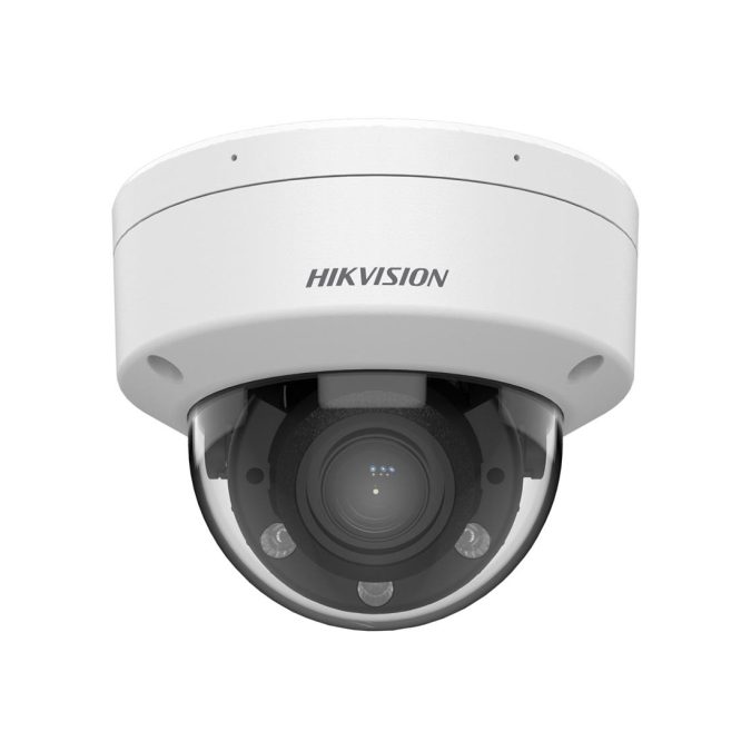 IP видеокамера, Hikvision, DS-2CD1743G2-LIZSU, Купольная, CMOS- матрица 1/3" progressive, Smart ИК/Белая до 30м, 4 mp 0.005 Lux F1.6 Варифокальный моторизованный объектив f28–12 мм, Аудио 1Микрофон 1MicroSD до 512Gb, WDR IP67 PoE 12VDC