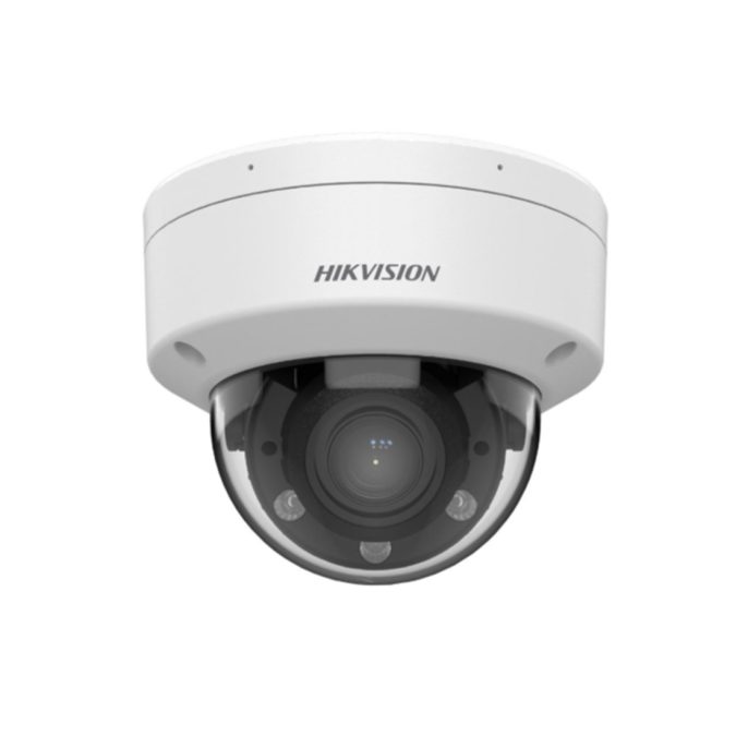 IP видеокамера, Hikvision, DS-2CD1743G2-LIZU, Купольная, CMOS- матрица 1/3" progressive, Smart ИК/Белая до 30м, 4 mp 0.005 Lux F1.6 Варифокальный моторизованный объектив f28–12 мм, Аудио 1Микрофон 1MicroSD до 512Gb, WDR IP67 PoE 12VDC
