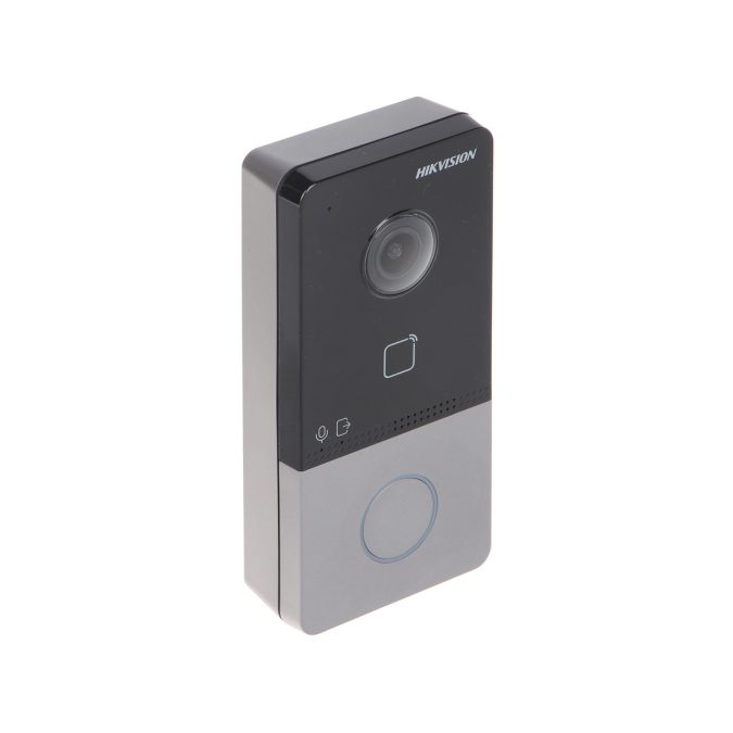 Вызывная панель, Hikvision, DS-KV6113-WPE1(C), IP уличная панель, Linux, 2 mp HD камера, ИК до 3 м, 10.000 карт 2000 пользователей, от -40 °C до 55 °C, IP65