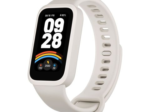 Фитнес браслет, Xiaomi, Mi Smart Band 9 Active, M2435B1 / BHR9441GL, 1.47" TFT, Разрешение экрана 172 x 320, Аккумулятор 300 мАч, Водонепроницаемость 5 АТМ, Бежево-Белый