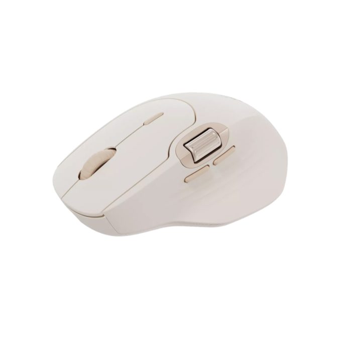 Компьютерная мышь, Rapoo, MT560, 4000dpi, Bluetooth 5.0, Беспроводной 2.4 ГГц, Эффективная дистанция 10 м., Литиевая батарея, Бежевый