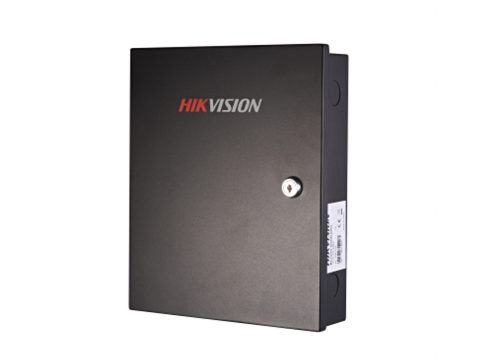 Контроллер доступа, Hikvision, DS-K2804, контроль доступа к четырем дверям, Хранилище 10 000 карт и 50 000 событий Связь через TCP/TP Вход/выход тревоги и загрузка тревожных событий интерфейс Wiegand, от -20 °C до 65 °C, 12 VDC