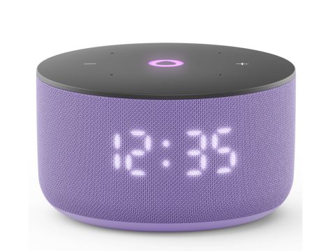 Умная колонка, Яндекс, YNDX-00027LIL, Яндекс Станция Мини 3 с Алисой, YaGPT, 12Вт, 1 динамик, 3 микрофона, 110-16 000 Гц, Wi-Fi (2,4–5 ГГц), Bluetooth 5.0, Лиловый