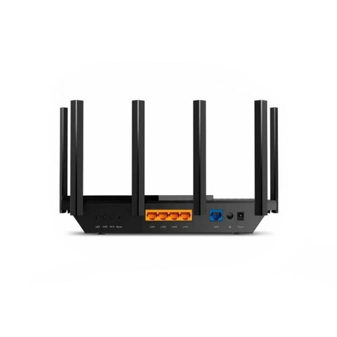Маршрутизатор, TP-Link, Archer AX72, IEEE 802.11a/b/g/n/ac/ax, 5 ГГц, 2,4 ГГц, 6 антенн, 44 MU-MIMO, OFDMA, Wi-Fi 6, 1 порт WAN/LAN 2,5 Гбит/с, 1 гигабитный порт WAN/LAN, 4 гигабитных порта LAN, 1 порт USB 3.0, AX5400