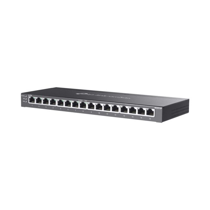Коммутатор, TP-Link, SG2016P, Управляемый L2, JetStream, 16 портов RJ45 10/100/1000 Мбит/с, порты 1-8 802.3af/at 120W