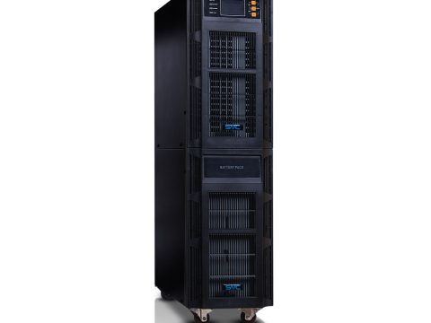 Источник бесперебойного питания, SVC, PT-10K-LCD, Мощность 10кВА/10кВт, PT-серия, On-Line, LCDUSBRS-232, SMART, EPO, Диапазон работы AVR: 110-300В, 2 вых. Shuko CEE7+клеммная колодка, Бат.: 12В/7Ач*16шт., Вентилятор: 12см*2шт., Чёрный