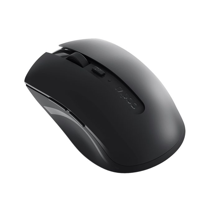 Компьютерная мышь, Rapoo, M350 Silent, Оптическая, колесо прокрутки,1600dpi, Bluetooth 3.0/4.0, Беспроводной 2.4 ГГц, Эффективная дистанция 10 м., Батарейки в комплекте, До 6 месяцев на одном заряде батареек, Тёмно серый
