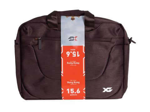 Сумка для ноутбука, XG, Hong Kong 15.6", (XGB-640-15.6), 15.6", Лёгкая, Внешнее отделение на молнии, 1 внутреннее отделение, Полиэстер, коричневый
