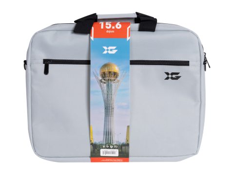 Сумка для ноутбука, XG, Astana 15.6" (XGNB-01G15.6), 15.6", Лёгкая, Внешнее отделение на молнии, 1 внутреннее отделение, Полиэстер, Серый