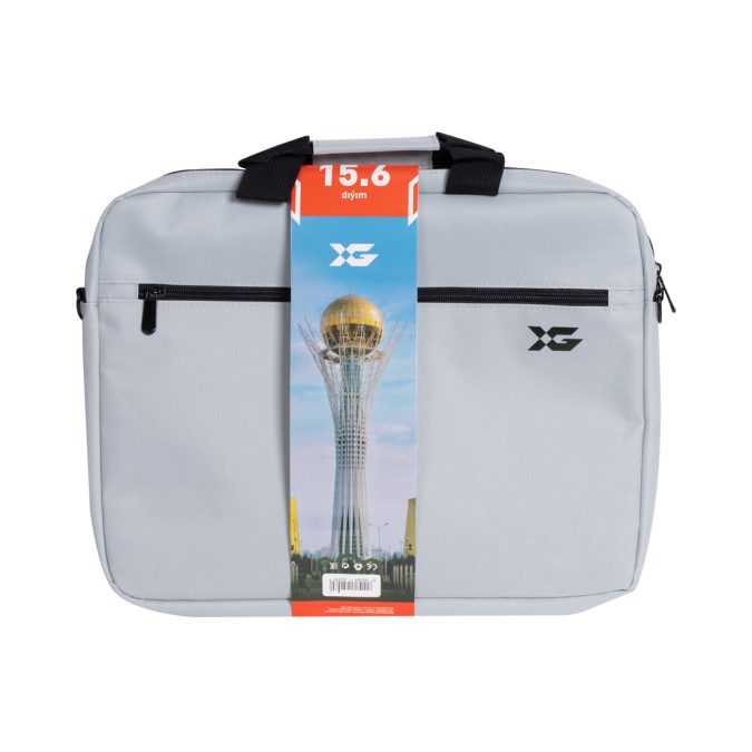 Сумка для ноутбука, XG, Astana 15.6" (XGNB-01G15.6), 15.6", Лёгкая, Внешнее отделение на молнии, 1 внутреннее отделение, Полиэстер, Серый