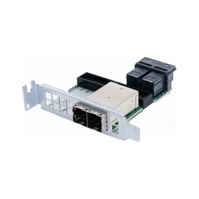 Модуль расширения SAS, Supermicro, AOM-SAS3-8I8E-LP, 8-port Mini SAS HD Int-to-Ext Cable Adapter W/LP Bracket