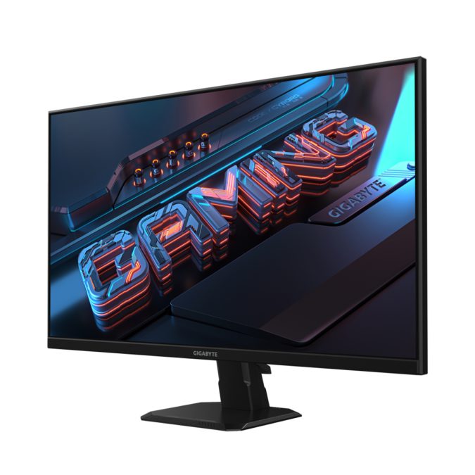 Монитор, Gigabyte, GS27QA EU, 27", 2560x1440, IPS, 180 Гц, 16:9, 300 кд/м2, 1000:1, 1 мс, 16.7 млн., 178/178, HDMI*2, DP*1, Аудиопорт*1, встроенный БП, VESA 100*100 мм, Регулировка наклона, кабель DP в комплекте, Чёрный