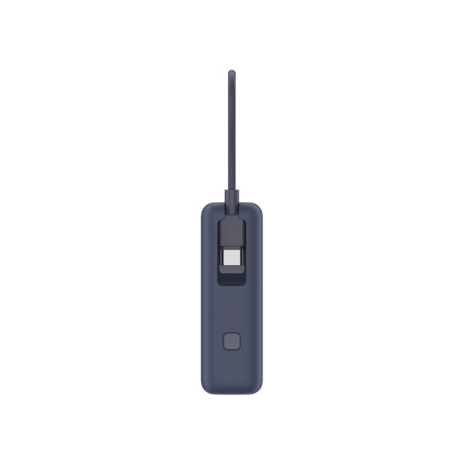 Портативный внешний аккумулятор, Xiaomi, 33W Power Bank 10000mAh (Integrated Cable) Ice Blue GL, PB1033MI/BHR9341GL, Мощность 33 Вт, 80.9*65.9*26мм, Встроеный кабель, 3 выходных порта USB-C*1, USB-C (встроеный кабель)*1, USB-A, Синий