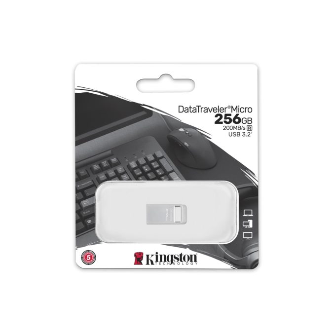 USB-накопитель, Kingston, DTMC3G2/256GB, 256GB, USB 3.2, Серебристый