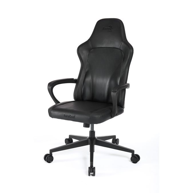 Игровое компьютерное кресло, Aerocool, CROWN Lite Modern Black, Искусственная кожа PU AIR, (Ш)65*(Г)70*(В)122 (132) см, Серый