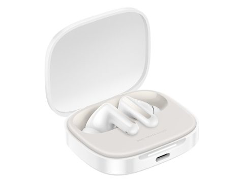 Наушники, Redmi, Buds 6, Cloud White, BHR9250GL/M2429E1, Работа с одного заряда 10 часов, Длительность работы с кейсом 42 часа, Зарядный порт Type-C, Время заряда батареи кейса 2 часа, Bluetooth 5.4, Вес 5 гр (Наушники)/43,2 гр (Общий вес), Размеры 61.01*51.71*24.80 мм, Белый