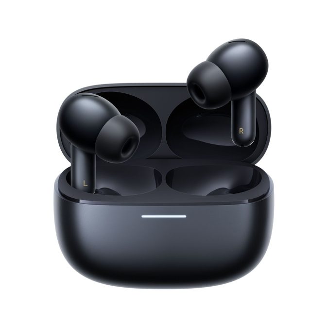 Наушники, Redmi, Buds 6 Pro Space Black, M2430E1/BHR9307GL, Батарея 54 мАч (наушники), 480 мАч (кейс), Время работы 9 часов (наушники)/36 часов (с кейсом), Размер продукта 61,05*48,28*25,17 мм, Зарядный порт Type-C, Время зарядки около 2 часов (кейс), Bluetooth 5.3, Вес 5,2 гр (наушник)/46,5 гр (с кейсом), Hi-Res Audio, 55 дБ/4кГц, 3 микрофона, Черный