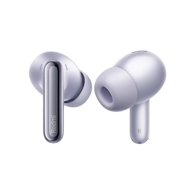 Наушники, Redmi, Buds 6 Pro Lavender Purple, M2430E1/BHR9317GL, Батарея 54 мАч (наушники), 480 мАч (кейс), Время работы 9 часов (наушники)/36 часов (с кейсом), Размер продукта 61,05*48,28*25,17 мм, Зарядный порт Type-C, Время зарядки около 2 часов (кейс), Bluetooth 5.3, Вес 5,2 гр (наушник)/46,5 гр (с кейсом), Hi-Res Audio, 55 дБ/4кГц, 3 микрофона, Фиолетовый