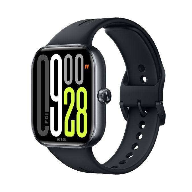 Смарт часы, Xiaomi, Redmi Watch 5, M2462W1 / BHR9389GL, Дисплей 2.07" AMOLED, Разрешение 432 x 514, Водонепроницаемые (5 АТМ), GPS+GLONASS, Galileo, BDS, QZSS, Батарея 550 мАч, Чёрный