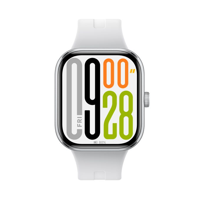 Смарт часы, Xiaomi, Redmi Watch 5, M2462W1 / BHR9381GL, Дисплей 2.07" AMOLED, Разрешение 432 x 514, Водонепроницаемые (5 АТМ), GPS+GLONASS, Galileo, BDS, QZSS, Батарея 550 мАч, Серебристо-серый