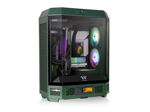 Компьютерный корпус, Thermaltake, The Tower 600 White, CA-1Z1-00MCWN-00, Mid Tower, ATX / M-ATX / M-ITX, Type-C*1, USB 3.0*4, HD+Audio*1, 2*140мм вентиляторы, Высота процессорного кулера до 210мм, Длина VGA до 400мм, 1*3,5/3*2,5, Сталь/Пластик/Закаленное стекло, 550х420х286,4мм, Без Б/П, Racing Green
